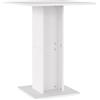 vidaXL Tavolo da Bistrot Bianco 60x60x75 cm in Legno Multistrato