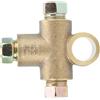 TKSE Adattatore del Freno a T, M10 Tee 3/16in 10mm 3 Dadi Maschi, Tee Freno 3 Vie Lega, Raccordo Idraulico 3 Vie 1841 PSI/127 Bar Unione a T per Tubo Freno