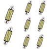 SIGANDG 8 pezzi universali 211-2 212-2 214-2 578 LED Car Interior Lights 41MM 42MM 33smd-3014 600LM Canbus nessun erroreLED interni automobilistici, lampadine LED automobilistiche (bianche)
