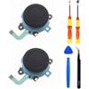 Hzxkqmil Joystick di Ricambio per Nintendo Switch 2 (2025), 2 pezzi Thumbstick Analogico Correggi Drift Kit di Riparazione per Switch 2 Joycon Controller (Blu)