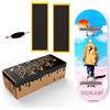 BERLION - Finger Skate per dita professionali in legno Pro concavità media, mini skateboard Fingerboard piccolo, levigatura, strumento e ruote, Finger Toys antistress