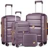 Sea choice Set 3 Valigie Rigide Espandibili 100% PP Ultra Leggera Set Trolley da Viaggio e 1 borsa portatile con Chiusura TSA e 4 Doppie Ruote a 360°