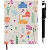 ICE TOYS Agenda 2026 12 mesi formato A6 in italiano con la penna adatto regalare compleanno natale (2026-14, A6)