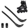 ZHYUAN 2 Pezzi Cinghia per skate,Cinghie di fissaggio per pattini,Fibbia per pattini in linea,Set di Ricambio per Scarpe Pattinaggio,Scarpe da Pattinaggio Cinturino,Cintura per Pattinaggio a Rotelle