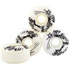 Tyenaza Set di 4 Ruote per Skateboard, 52 mm X 30 mm, Stile Classico e Resistente, in PU, per Skateboard, 4 Colori, Colore: Bianco