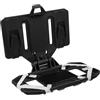 Gosknor Supporto per Telefono da Petto, Pratico Supporto per Telefono da Gilet per Schermi di Telefoni da 4,7-6,7 Pollici Pannello di Navigazione Universale Pieghevole per Gilet Molle (Nero)