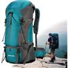 Bavooty 70L Impermeabile Zaino da Trekking Leggero,Zaino Ultraleggero Pieghevole,Impermeabile Zaino da Viaggio con Copertura Antipioggia per Trekking,Hiking,Escursione,Backcountry,Viaggio (70X23X32CM)