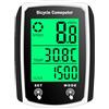 Generico Cycling Computers - Wired Tracker, Ride Monitor | 19 Contachilometri Della Funzione Per Biciclette Con Design Impermeabile, Display Di Chilometraggio Totale, Sensore Di Velocità, Conteggio Dei Tempi,