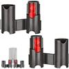 YHNDECO 1 paio di accessori, supporto per aspirapolvere, accessori organizer da parete, 6 boccole, per Dyson V7 V8 V10 V11 V15