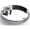 Schläfer 2817024 | Portasapone Universale per Asta Saliscendi Doccia Regolabile, Round, Pratico con Adattatore Diametro Tubo Ø 18mm Ø 22 mm e Ø 25mm, Mensola in ABS, Cromo.