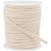 BENECREAT Cordoncino Piatto In Cotone Papayawhit Da 25 m, Sostituzione Del Morbido Da 6 mm, Cavo A Doppio Strato per Felpa con Cappuccio
