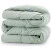 CozyLux Piumino Letto Singolo 155x220 cm per 4 Stagioni, Piumino in Microfibra 300 g/m² Autunnale Invernale 155 x 220, Trapunta in Microfibra Morbida e Traspirante, 220x155, Verde