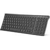 iClever BK10 Tastiera Bluetooth Tedesco QWERTZ Layout， Non Layout Italiano Layout in lingua tedesca
