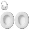 Sodorous Studio - 3 Cuscinetti Auricolari di Ricambio per Cuffie Beats Studio 2 e 3 Con Cavo e Wireless, Memory Foam, Morbida Pelle Proteica, Bianco
