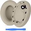 MMOBIEL Cuscinetti Auricolari di Ricambio per Sony WH-1000XM4 Noise Cancelling Cuffie di MMOBIEL - Memory Foam e Protein PU Cuscinetti - Padiglioni Cuffie - Argento