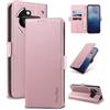 Yunubeyii Cover Libro per Nothing Phone 3a - [Blocco RFID] Luxury PU Leather Portafoglio Card Holder Magnetic Phone Custodia con Kickstand, Cover Protettiva Antiurto, Rosa
