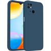 ISOI - Cover per Xiaomi Redmi 10C, Custodia Morbida in Silicone Liquido, Protezione Completa Antiurto Ultra Sottile per il Corpo - Blu