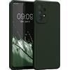 kwmobile Cover per Samsung Galaxy A33 5G Custodia - Back Case per Smartphone in Silicone TPU - Protezione Gommata - verde scuro matt