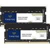 Timetec 16GB KIT (2x8GB) Compatibile per Apple 2017 iMac (27 pollici con Retina 5K, 21,5 pollici con Retina/Non-Retina 4K) DDR4 2400MHz PC4-19200 SODIMM MAC RAM Upgrade per iMac 18.1/18.2/18.3