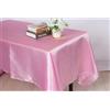 Highdi Tovaglia in Raso Rettangolare, 2024 Tovaglia Tavolo Esterno Quadrata Tovaglia Elegante Antimacchia per Matrimonio Hotel Banchetto Compleanno Feste (145x300CM,Rosa)