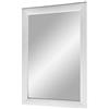 FRAMO Trend 35 - Specchio da Parete 40 x 65 cm Con Cornice Bianco Opaco, Su Misura Con Listello in Legno MDF di 35 mm di Larghezza, Telaio Robusto