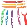 royalty line SET 8 COLTELLI DA CUCINA COLORATI EXTRA TAGLIENTI CONFEZIONE REGALO