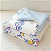 Surwin Copriletto Trapuntino Estivo con Stampa di Dinosauro Carino Copriletto Reversibile in Microfibra Morbido per Letto Singolo Matrimoniale, Trapunta per Tutte Le Stagioni (Blu,150x200cm)