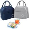 IATAHI Piccola Borsa Termica,2 pezzi Porta Pranzo,Borsa Frigo,Lunch Bag,Borse da Picnic Pranzo,Borsa Termica Porta Pranzo,per Ufficio e Scuola Uomo Donna Bambino