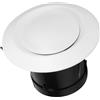 Ejoyous Valvola a Disco Bianca da 75 Mm, Copertura di Ventilazione Regolabile in ABS su Soffitto o Parete, Griglia di Ventilazione Rotonda per Ventola di Scarico, Ventola per Tubi (75 mm)