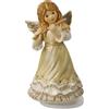 Goebel Statuetta di angelo Silenzio Notte Champagne - Messaggeri di Natale