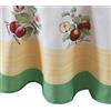 Elrene Home Fashions Villeroy & Boch, tovaglia da pranzo rotonda resistente alle macchie e all'acqua, motivo giardino francese, 177,8 x 177,8 cm