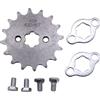 Trkimal Pignone Catena Anteriore Moto Per 50cc 70cc 90cc 110cc 125cc Dirt Pit Bike Mini Bike TaoTao Roketa Coolster Sunl Lifan Loncin ATV Quad 4 ruote ciclomotori(420-16T, 17mm)