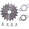 Trkimal Pignone Catena Anteriore Moto Per 50cc 70cc 90cc 110cc 125cc Dirt Pit Bike Mini Bike TaoTao Roketa Coolster Sunl Lifan Loncin ATV Quad 4 ruote ciclomotori(428-18T, 17MM)