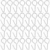 FAVOMOTO 100Pcs S Ganci Anelli Auto 28mm Coprisedili Auto Posti Anteriori Gancio di Fissaggio Gancio Interno Installazione Coprisedili Gancio Sedile Copertura Chiusura Per L'Installazione Di