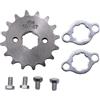 Trkimal Pignone Catena Anteriore Moto Per 50cc 70cc 90cc 110cc 125cc Dirt Pit Bike Mini Bike TaoTao Roketa Coolster Sunl Lifan Loncin ATV Quad 4 ruote ciclomotori(420-16T, 20mm)
