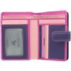VISCONTI Portafoglio da Donna in Pelle Visconti Rainbow Stile RB51 RFID blocco Bacca Multi