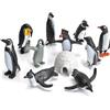 KQDRAVINE 11 pezzi figure di pinguini, set di figure di animali pinguini, animali polari, giocattoli di animali marini, giocattoli di pinguini, figure di animali antartici,decorazioni per torte