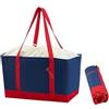 XPAPOV Borsa frigo, pieghevole, grande, borsa frigo, borsa per il pranzo, cesti per la spesa, impermeabile, resistente allo sporco, per famiglia, auto, campeggio, picnic, barbecue, viaggi, shopping
