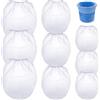 YiiHHooN 9 Pezzi Sacchetto Filtro, 3 Dimensioni Nylon Sacchetti Filtro per Vernici, Secchio Sacchetto Filtro con Apertura Elastica Bianco Maglia Fine Filtro Sacchetto per Il Giardinaggio