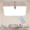 Eregou Plafoniera Led con Sensore di Movimento, 6000mAh Lampada da Soffitto con Telecomando, Senza Fili Adsorzione magnetica Lampade a parete per Corridoio Portico Balcone Cucina Scala, 3000K-6000K