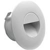 LIGHTWORLD24 Welt der Lichter LIGHTWORLD24 Luce per Scale a LED in Alluminio 230V 2W, Lampada da Parete per Scatola Incasso IP65 Impermeabile Bianco Neutro 180lm, 1 Pezzo
