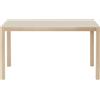 Muuto - Tavolo rettangolare Workshop - Legno naturale - Linoleum - Designer Cecilie Manz