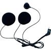 Morain Casco Moto Auricolare Senza Fili Vivavoce Chiamata Kit Stereo Anti-interferenza Impermeabile Lettore Musicale Altoparlante 10Pin Casco Auricolare