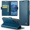 Rerzoiro Cover per Samsung Galaxy A55 5G Custodia Portafoglio [Blocco RFID] Premium Pelle PU Wallet Case Flip Libro con Porta Carte Slot Supporto Flip Case per Samsung Galaxy A55, Blu