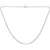 Bling Jewelry Collana Unisex Leggera E Sottile Con Maglia Figaro In Argento Sterling .925 Resistente Di 1,5 MM Per Uomini E Donne Di 18 Pollici