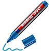 edding 300 Pennarello permanente - azzurro - 1 penna - punta rotonda 1,5-3 mm - si asciuga rapidamente, resiste all'acqua e all'attrito - per cartone, plastica, legno, metallo, vetro