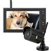 Sonew Kit Videosorveglianza WiFi Esterno con Monitor, di Telecamere IR di Sicurezza Wireless, Monitor di Sicurezza LCD 7 Pollice, di Sorveglianza Wireless WiFi 4CH (EU)