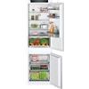 Bosch KIN86VSE0 Serie 4 - Frigorifero da incasso, 177,2 x 54,1 cm, raffreddamento 184 l + congelatore 76 l, cerniera a traino, VitaFresh XXL freschezza più lunga, NoFrost mai più sbrinare