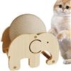 Generico Giochi per gatti Palla tiragraffi in sisal, Giocattolo tiragraffi per gatti - Giocattolo interattivo per interni antiscivolo - Ruota per esercizi per, Forniture per mobili per animali