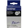 Brother TC291 Nastro Etichetta da 9 mm x7.7 m, Blu/Bianco
